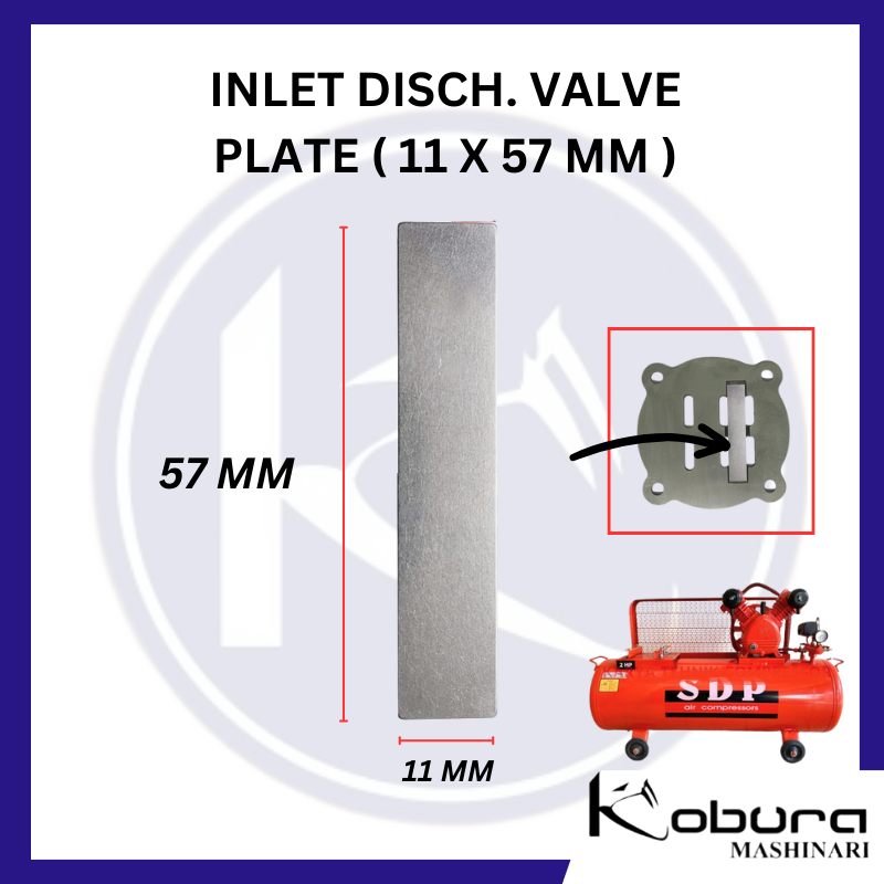 Inlet Discharge Valve Plate 11 mm x 57 mm Air Compressor Valve Tongue ...