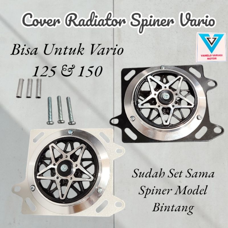 Radiator Cover Spinner Star Vario 125 150 Radiator Cap Set Spinner ...