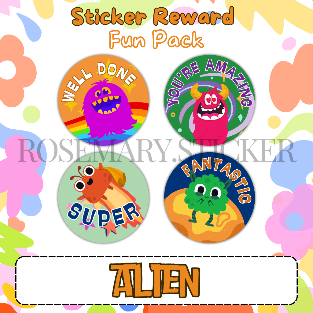 Reward Stickers for Students Teachers Reward Stickers Fun Pack | Shopee ...