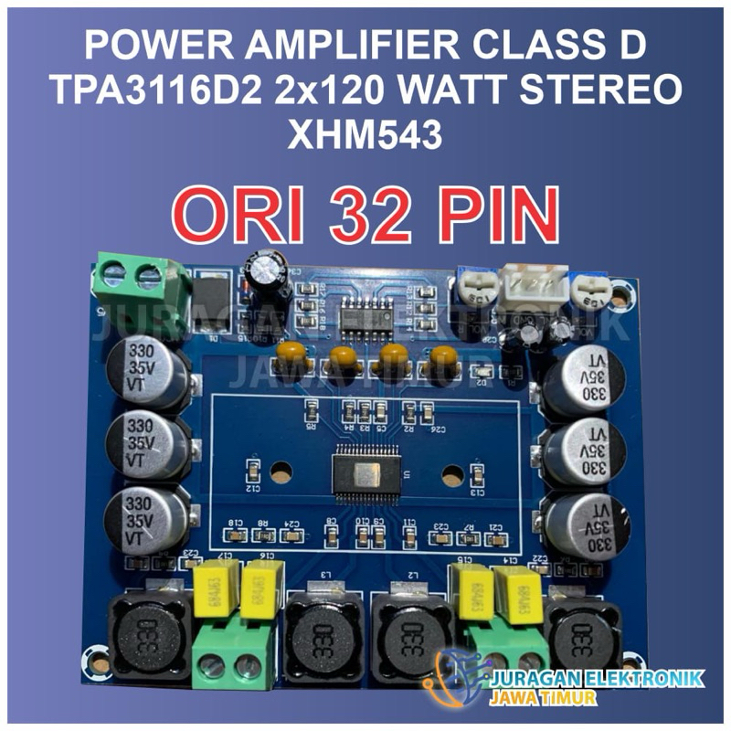 Tpa3116d2 2 x 120W Dual-channel Stereo High Power Digital Audio Power ...
