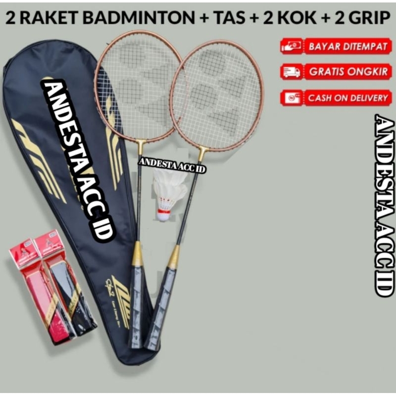 CARBONEX BADMINTON RACKET 2 RACKETS BONUS BAG | Shopee Malaysia