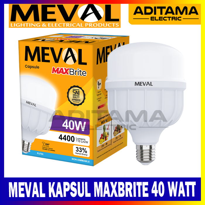 MEVAL LED CAPSULE MAXBRITE 40 WATT / MAXBRITE CAPSULE LED LAMP 40W ...