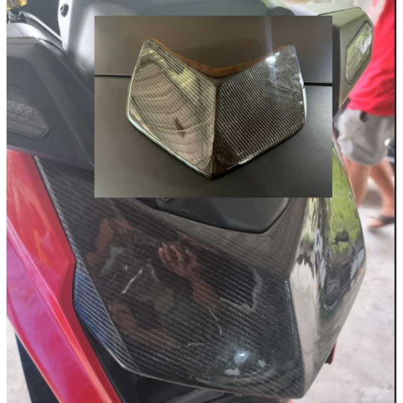 Front COVER FRONT TIE XMAX NEW CARBON KEVLAR INFUS TWIIL (ORIGINAL ...
