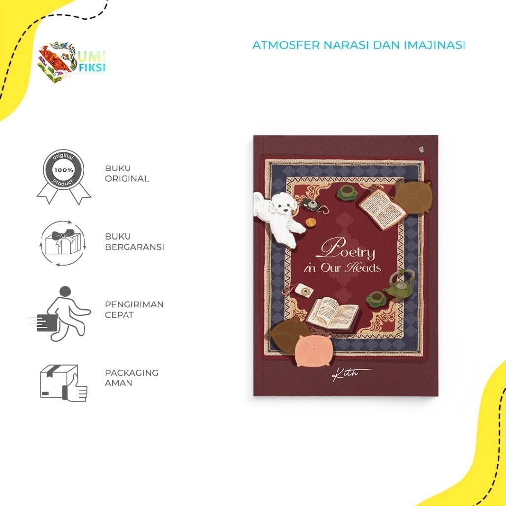 Novel Book - Poetry in Our Heads - Kith - Bukune - Bumifiction | Shopee ...