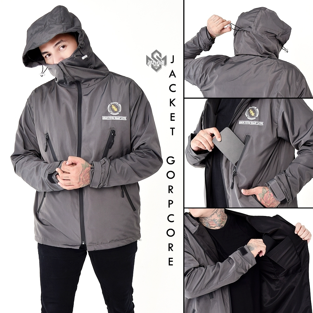 Culture SENSOR - Waterproof Embroidered Men's Gorpcore Jacket ...