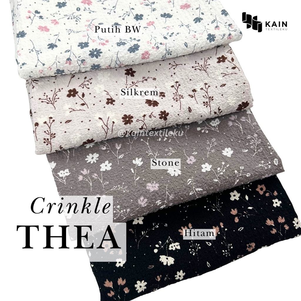 0.5 meters Crinkle Cringkel Kringkle Fabric Material with Thea Motif ...