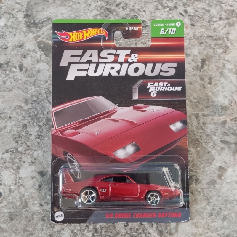 Hot Wheels Fast and Furious SERIES WAVE 2 69 Dodge Charger Daytona Red ...