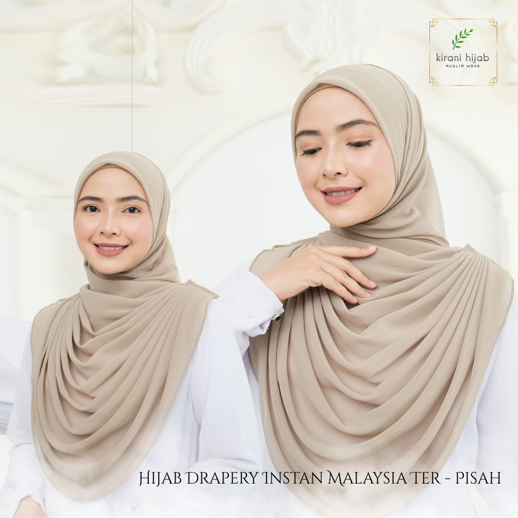Instant DRAPERY HIJAB SET / WEDDING & NON WEDDING DRAPERY HIJAB ...