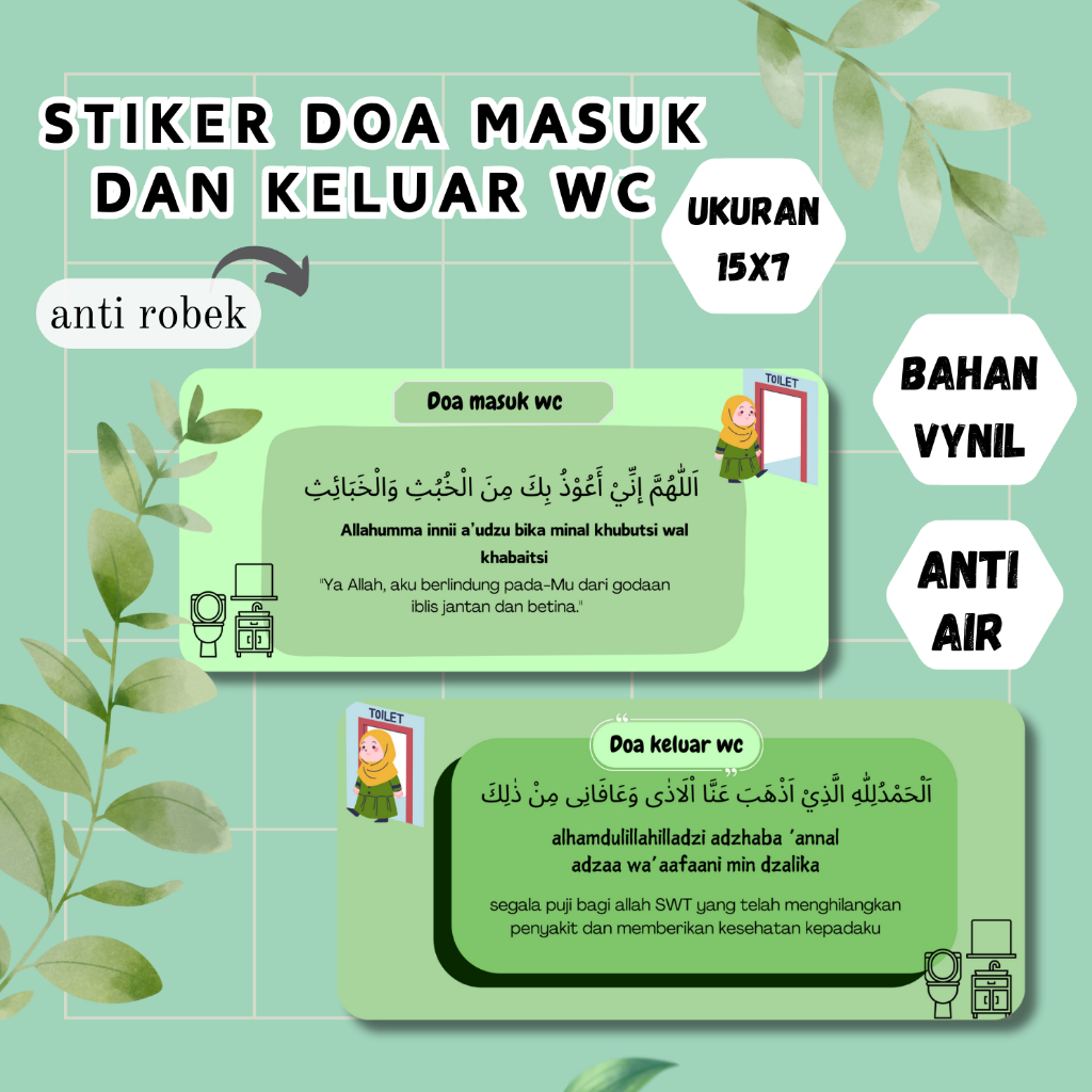[DAILY PRAYER STICKERS] Waterproof vinyl stickers, prayer for entering ...