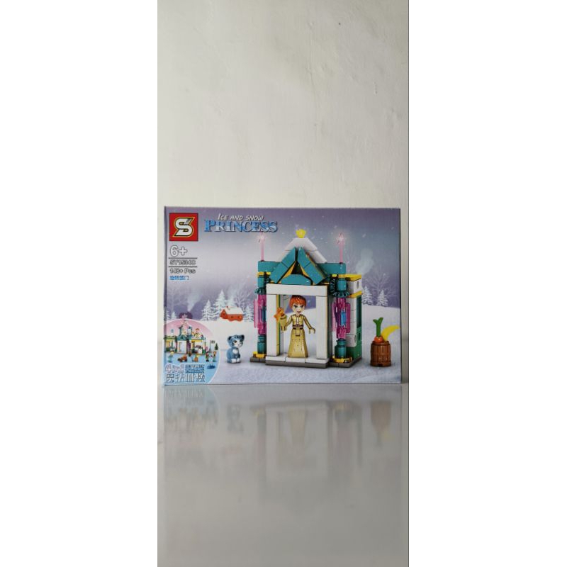Frozen 2 Ice And snow Princess Series Elsa snow Castel brick/stacking ...