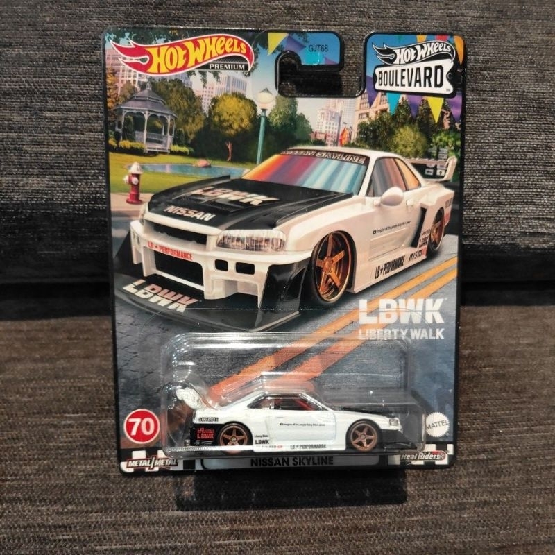 PUTIH Hotwheels premium lbwk r34 white FREE PROTECTOR (JAPAN CARD ...