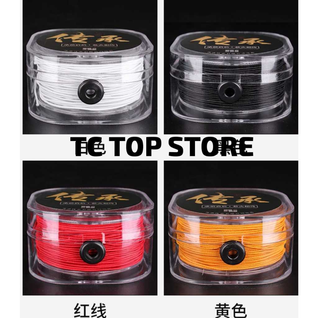 Elastic ROPE / RUBBER ROPE ACRYLIC BOX PACKAGING 0.8MM 1.5MM | Shopee ...