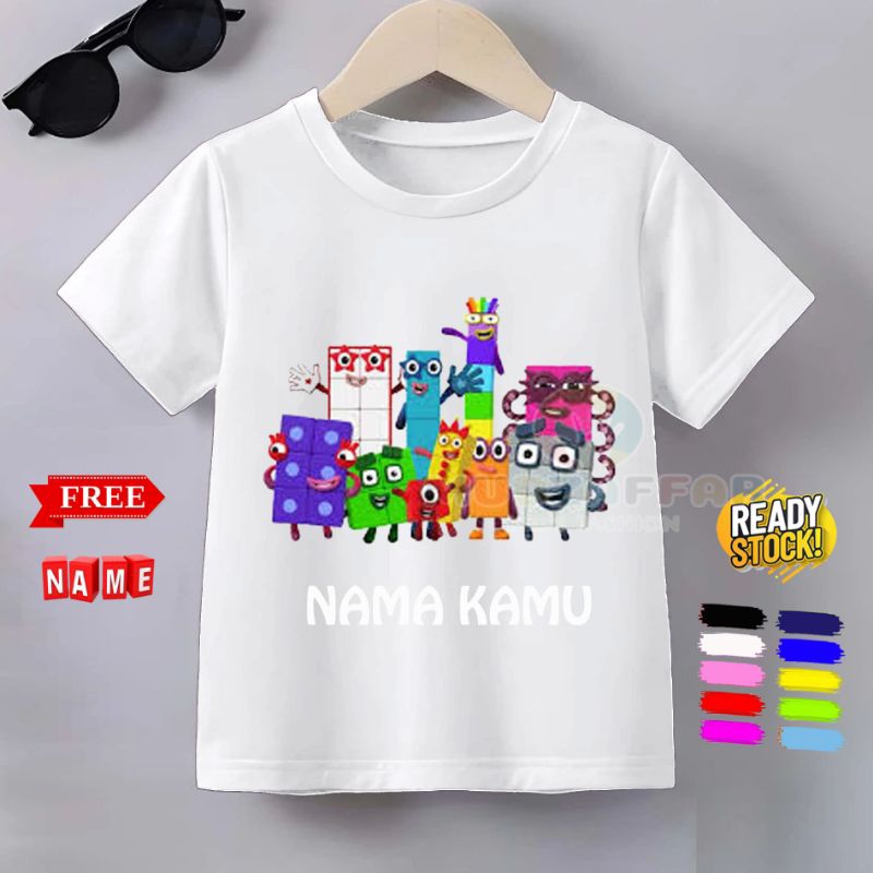 Number BLOCKS CHILDREN'S T-SHIRTS NUMBER BLOCKS CHILDREN'S T-SHIRTS ...