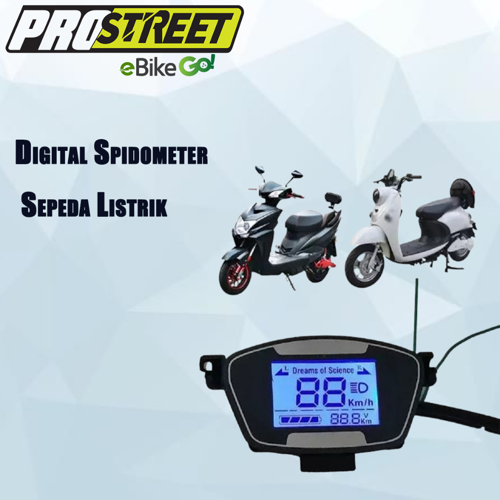 Prostreet Display Indicator / Digital Speedometer LOLIIPOP Electric ...
