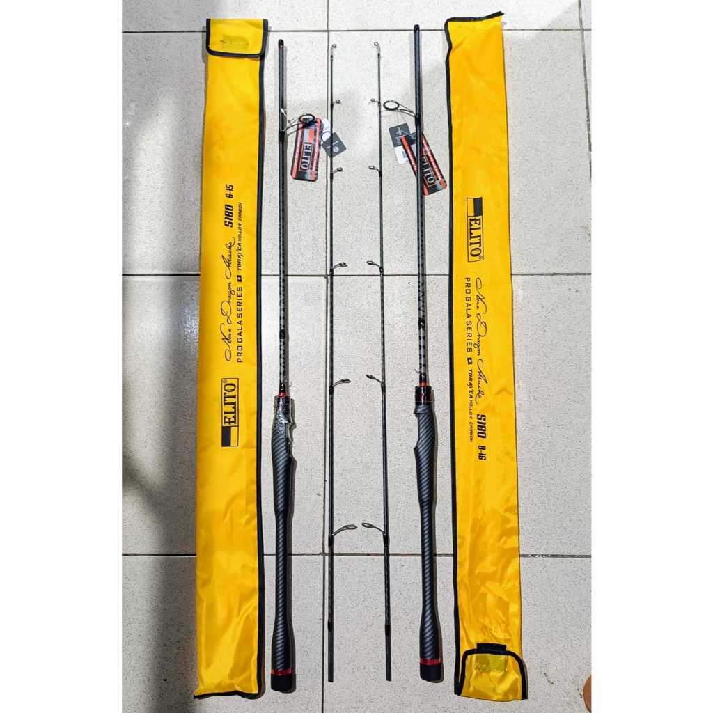 Elito Nine Dragon Attack 180 SP Torayca Carbon Fishing Rod | Shopee ...