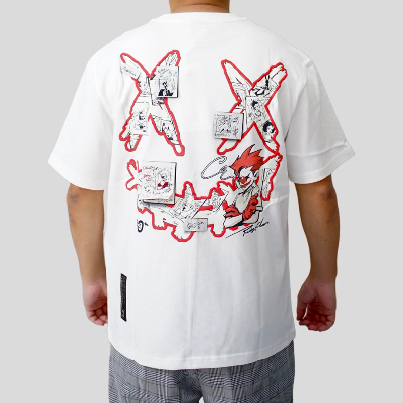 Ric Ricky Is Clown Tricky Clown Smiley White Tee Original | Shopee Malaysia