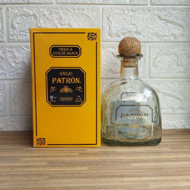 Patron Anejo Empty Bottle + 750ml Box | Shopee Malaysia