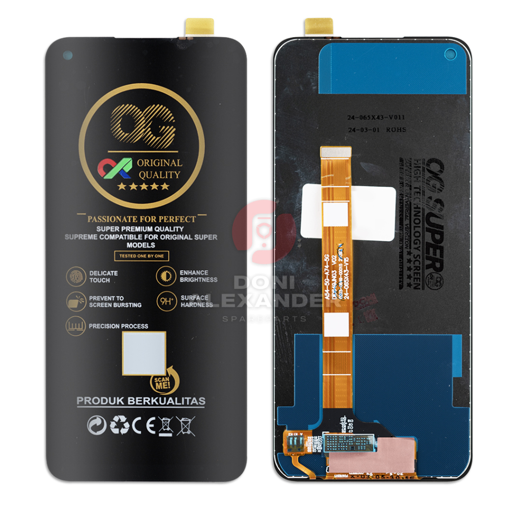 Custodia Per OPPO A54 5G E A74 5G Con Tema Calcio - Cover Morbida In TPU Con Stampa Spagnola, Bianco - 3