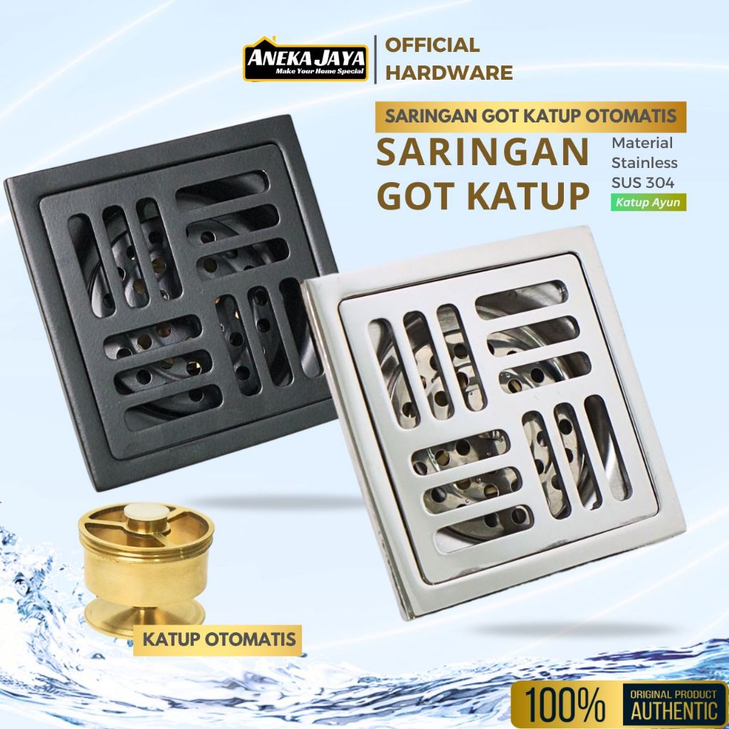 Premium Stainless Bathroom Gutter Filter Anti Odor Cockroach Insects ...
