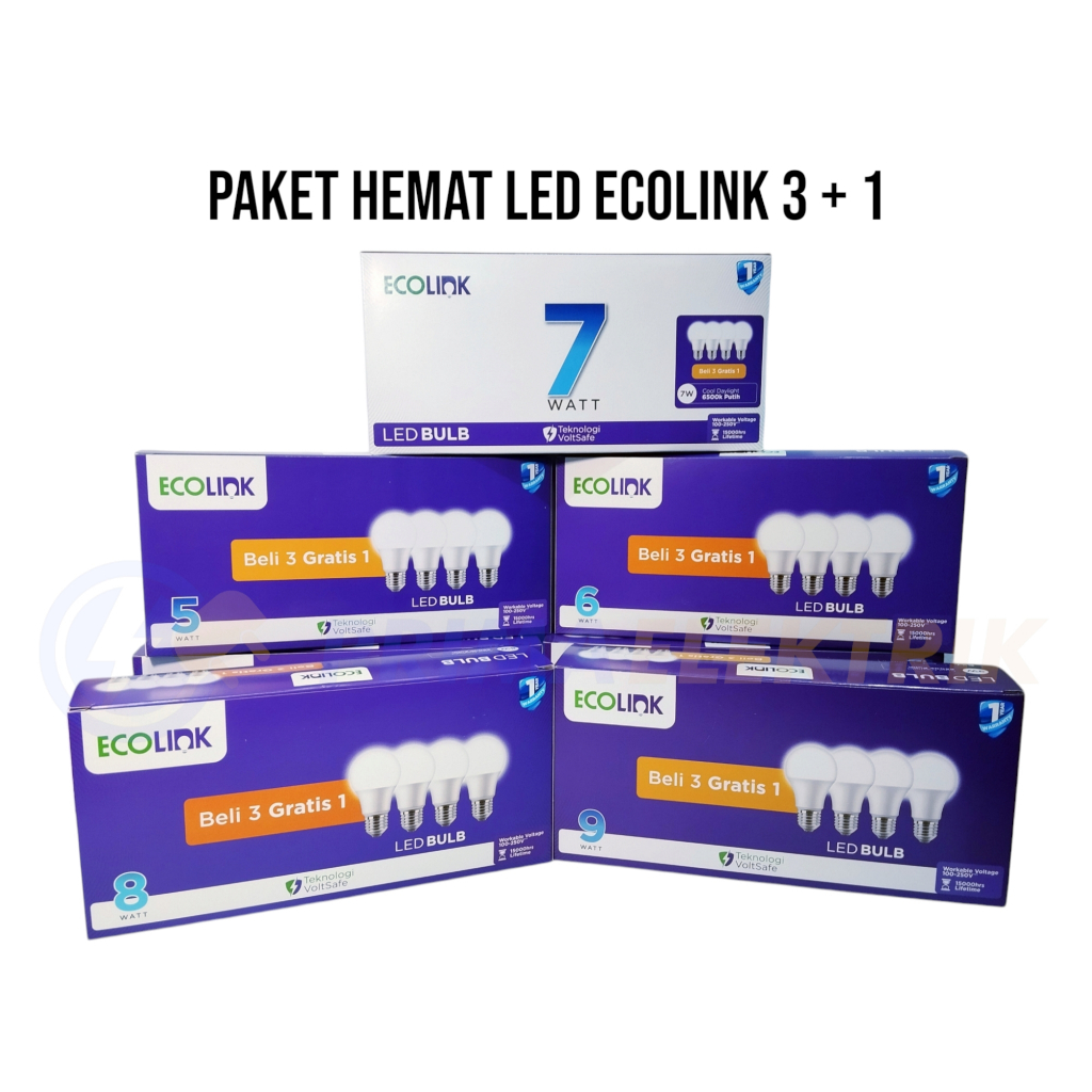 ECOLINK LED Day Light Savings Package Buy 3 Get 1 Free | Shopee Malaysia