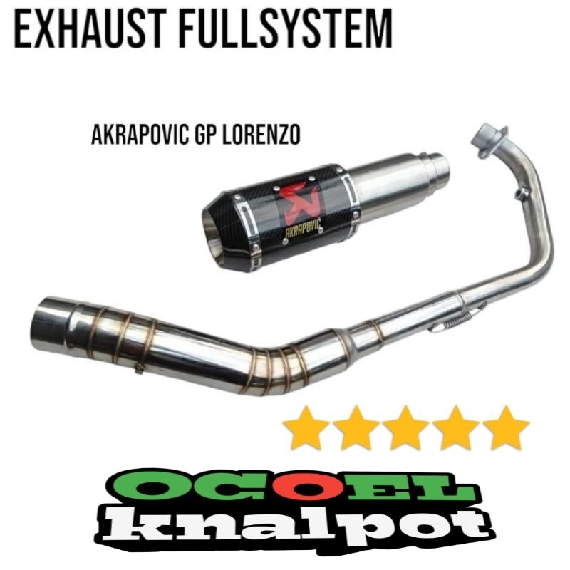 Racing Exhaust Exhaust All New YZF R15 VVA R15M R15 M V4 Facelift V2 V3 ...