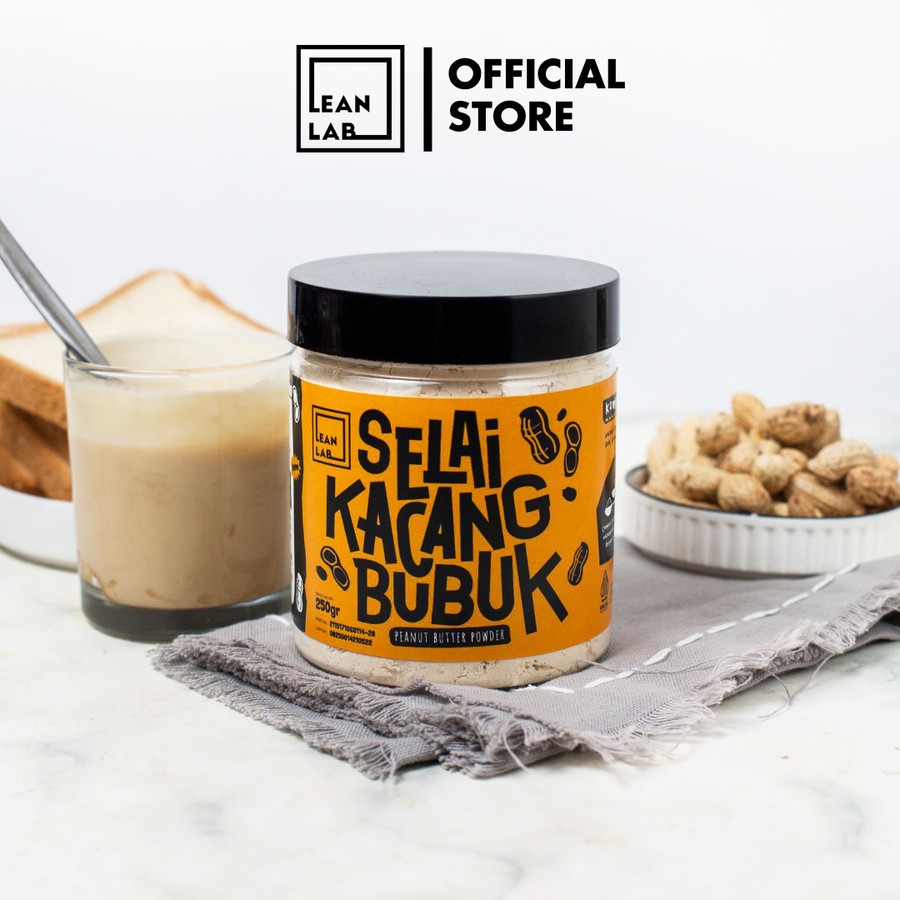 Lean Lab Peanut Butter Powder 250gr / Peanut Butter Powder | Shopee ...