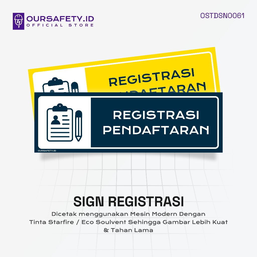 Registration Registration Registration Sign Sticker | Premium ...