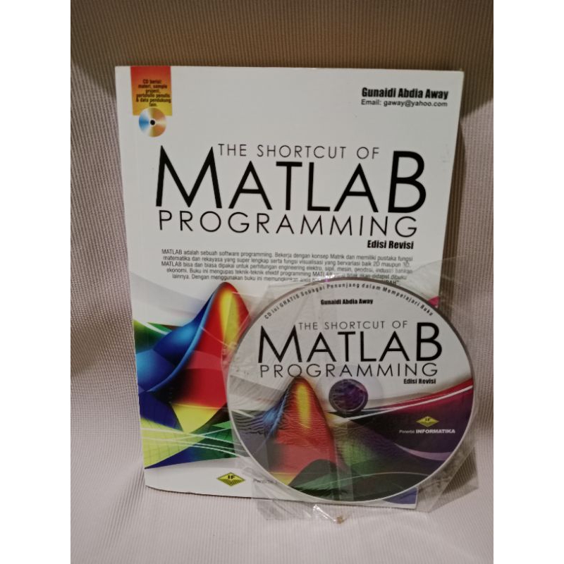 [ORIGINAL] Book THE SHORTCUT OF MATLAB PROGRAMING + DVD | Shopee Malaysia