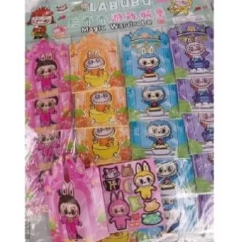 Labubu Train Sticker Toys/Labubu Palace Stickers | Shopee Malaysia