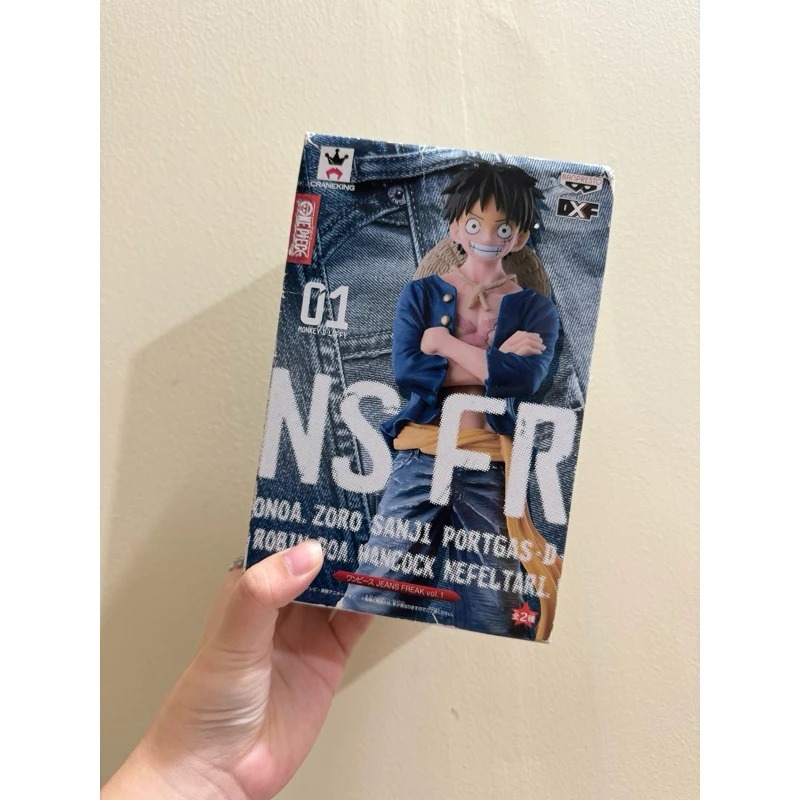 Banpresto CraneKing One Piece Jeans Freak Monkey D Luffy | Shopee Malaysia