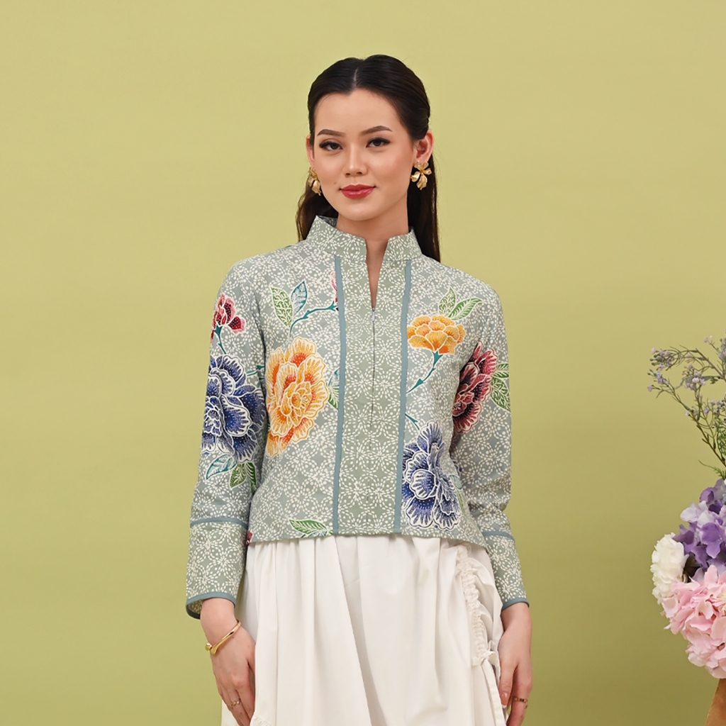 NONA RARA - Savita Encim T3844, modern women's batik blouse work ...
