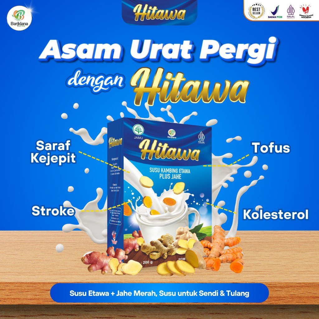 Hitawa Goat Milk Etawa Herbal Plus Ginger Turmeric Temulawak Overcomes ...