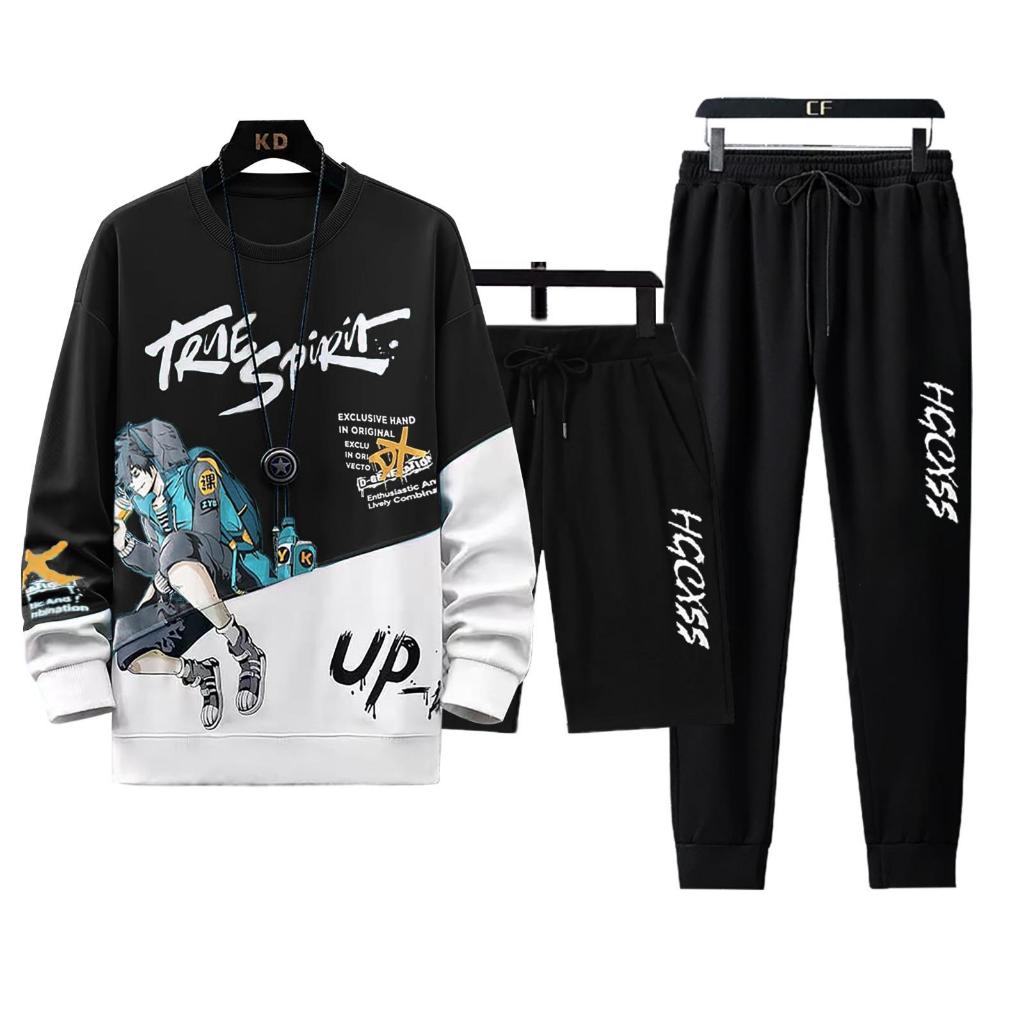 3 IN TRUE/ SWEATER SET / CASUAL SET SET | Shopee Malaysia