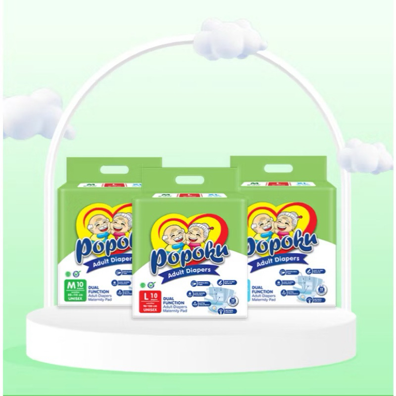 Popoku ADULT DIAPERS ADHESIVE ADULT DIAPERS | Shopee Malaysia