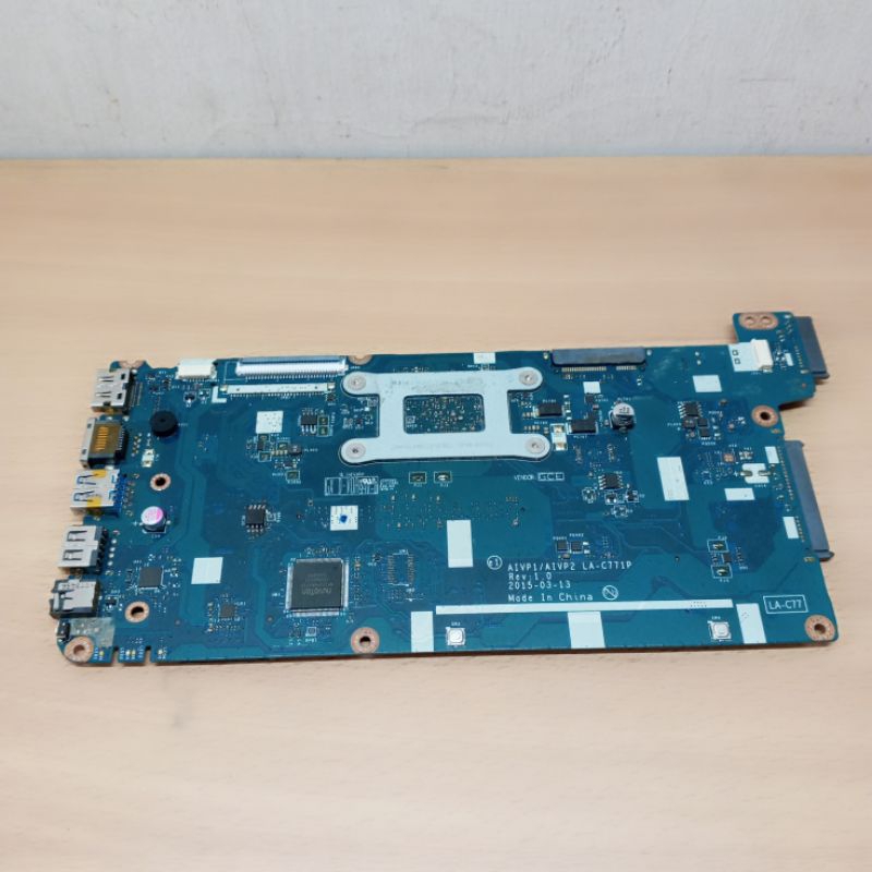 Carte Mère Lenovo Ideapad 100-15IBY (modèle LA-C77) D'occasion Fonctionnelle - DDR3, USB, HDMI