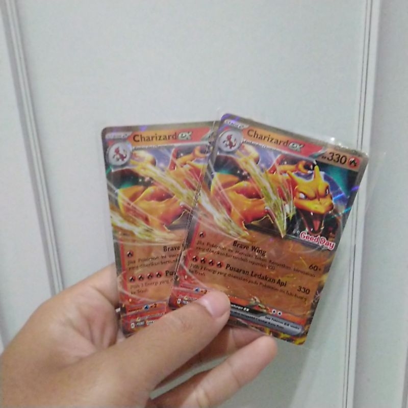 Pokemon tcg charizard ex 144/sv-p good day (FREE STICKER) | Shopee Malaysia