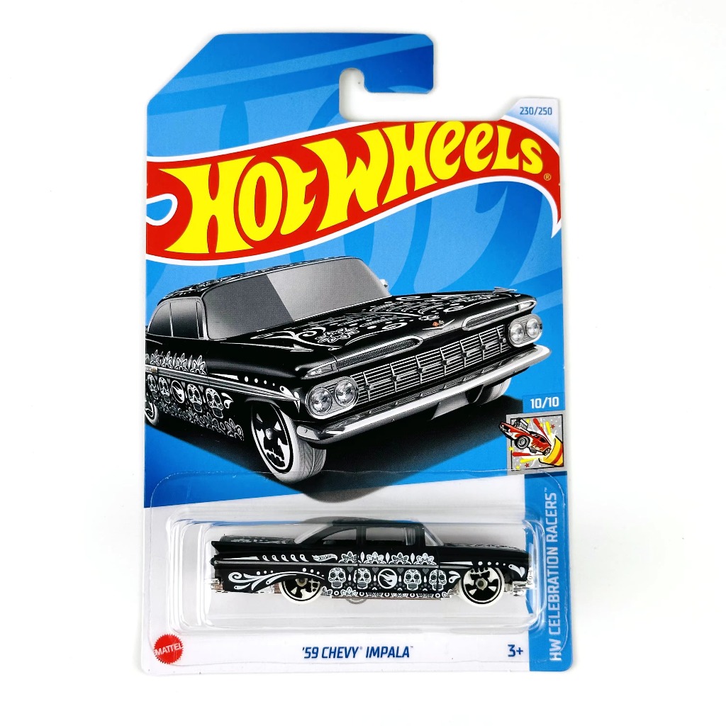 HITAM Hot Wheels 59 Chevy Impala 2024 Black TH Reg Treasure Shopee Malaysia