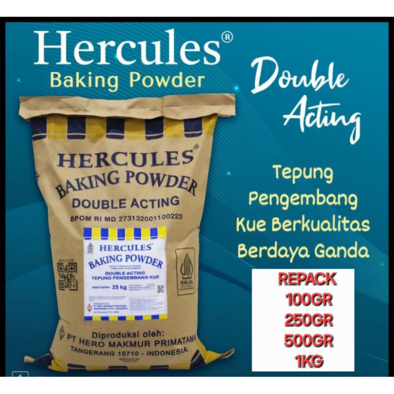 Hercules baking powder double acting 1kg 100% ORIGINAL | Shopee Malaysia