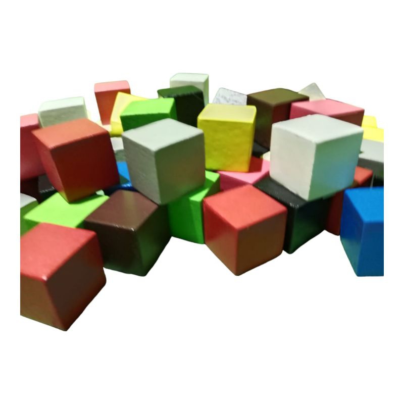 KAYU Color block wooden toy 3×3×3 cm | Shopee Malaysia
