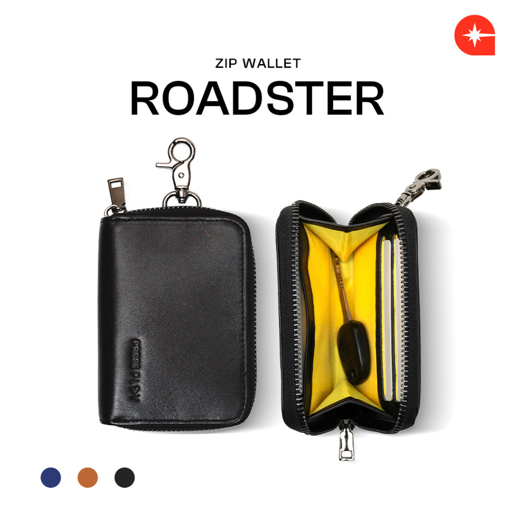 ROADSTER Zip Wallet Keyless Wallet - Men's STNK Key Wallet by GLHF ...