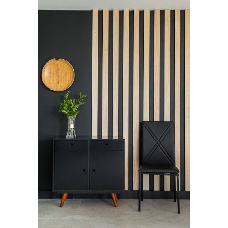 Wall batten mdf 12pcs/ 1 dozen width 7cm x 122cm | Shopee Malaysia