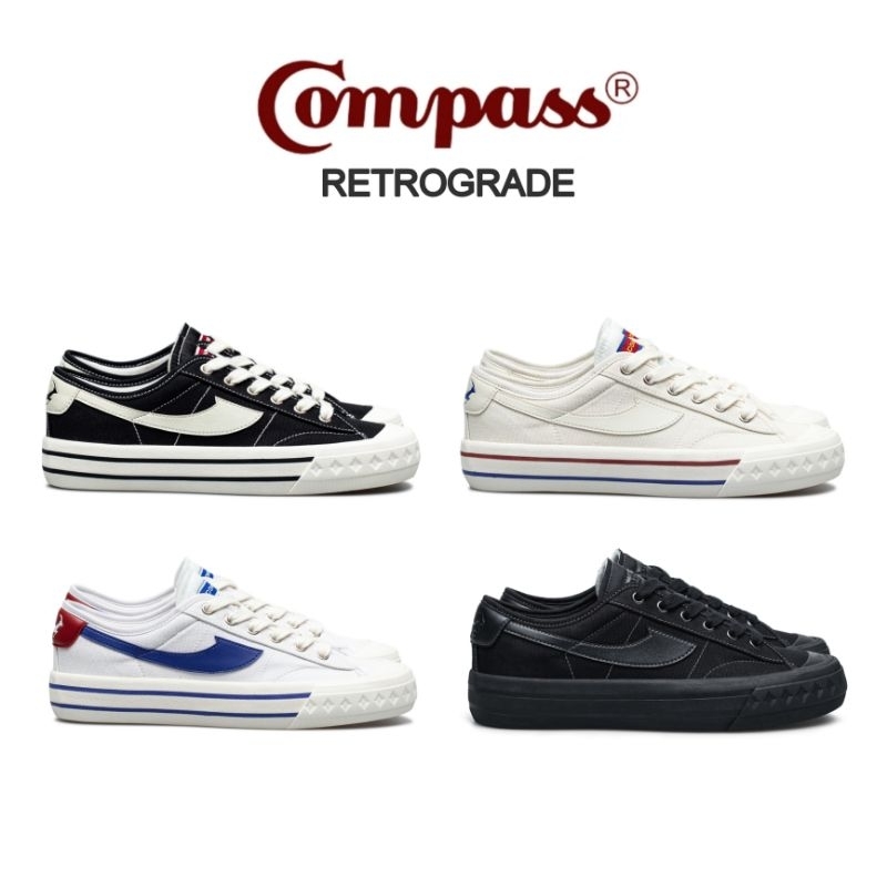 Compass Retrograde Low Original Black White TripleBlack Cream White ...