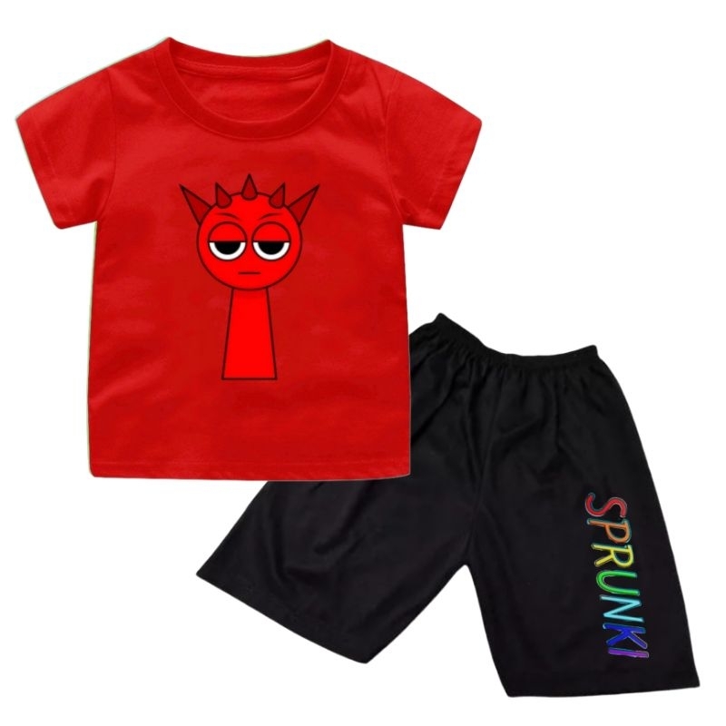 RADDY Character Sprunki Incredibox Children's T-shirt | Shopee Malaysia