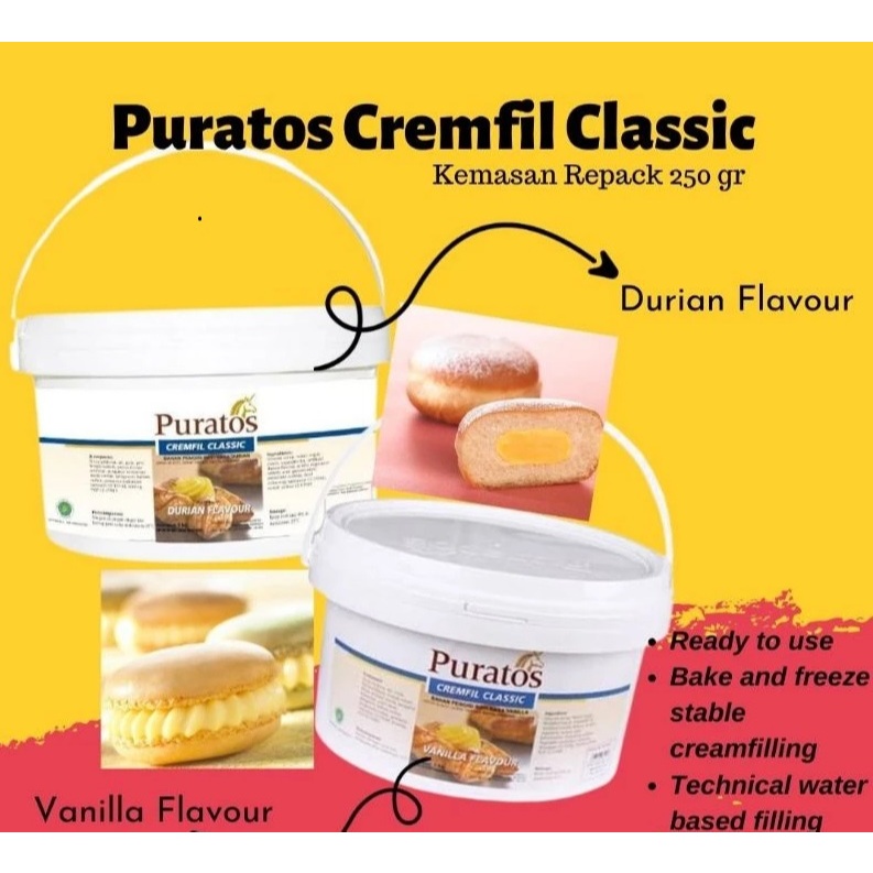 Puratos CREMFIL CLASSIC/ JAMI FILM REPACK 250GR | Shopee Malaysia