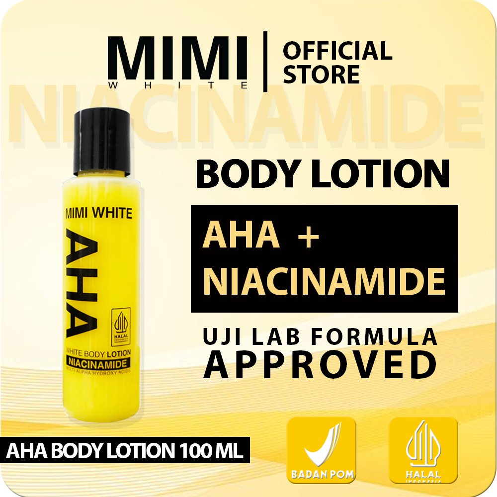Mimi WHITE AHA Body Lotion 100 ML | Shopee Malaysia