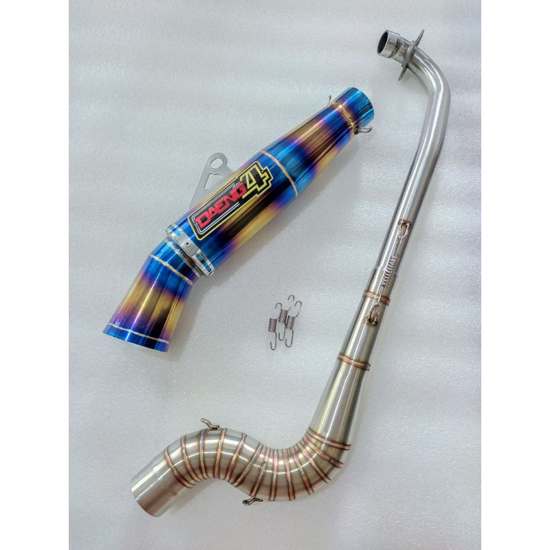 Daeng sai4 Pipe canister conical open specs exhaust Pipe for Wave 125 ...