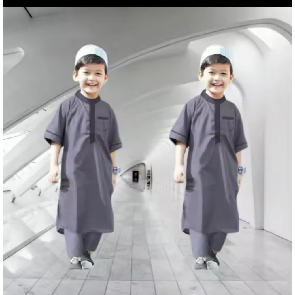 Boys' PLAIN ROBE KOKO SET FOR CHILDREN AGED 1-10 YEARS | Shopee Malaysia