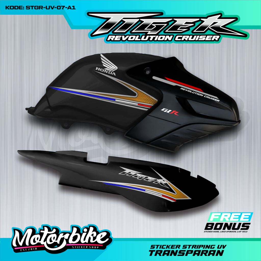 Tiger Revo Striping Simple Transparent Custom Tiger Striping Variations