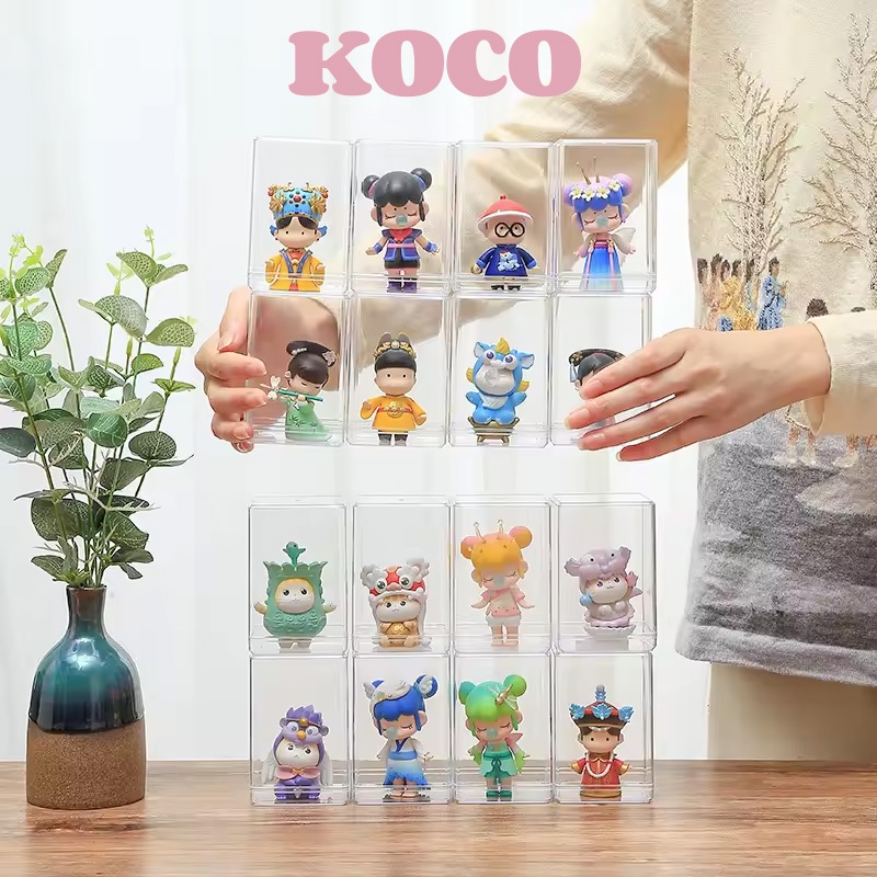 Koco Single Box Display Blind Box Action Figure PopMart Acrylic Display ...