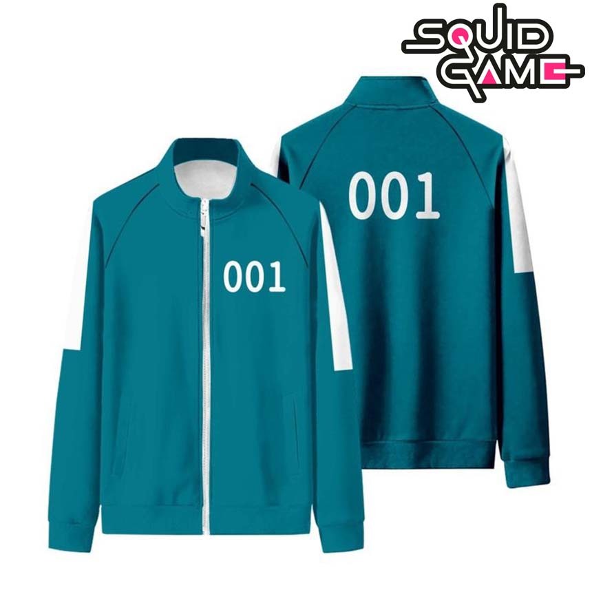 Squid GAME JACKET OVERSIZE KOREAN GAME JACKET CAN CUSTOM SUID GAMES